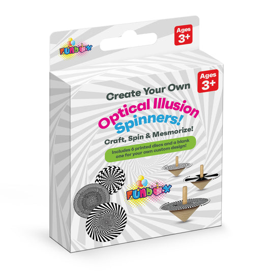 DIY Optical Illusion Spinners