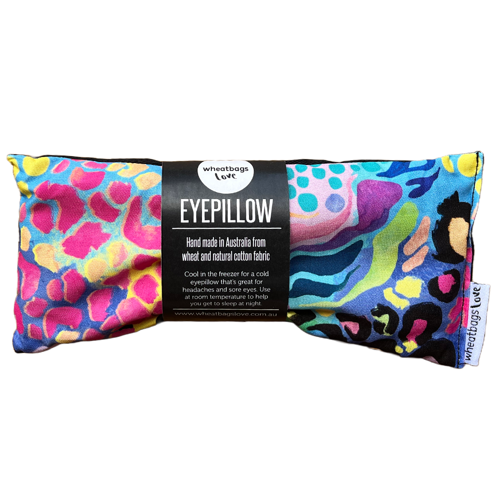 Eye Pillow - Electric Leopard (In Lavender)