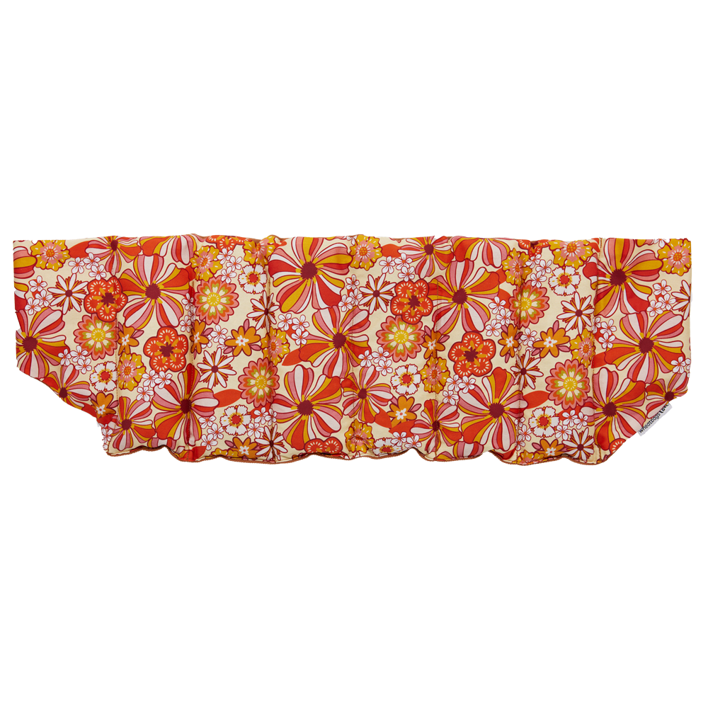 Wrap Around Heat Pack Groovy Flowers Orange