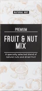 Fruit & Nuts 120g x 6